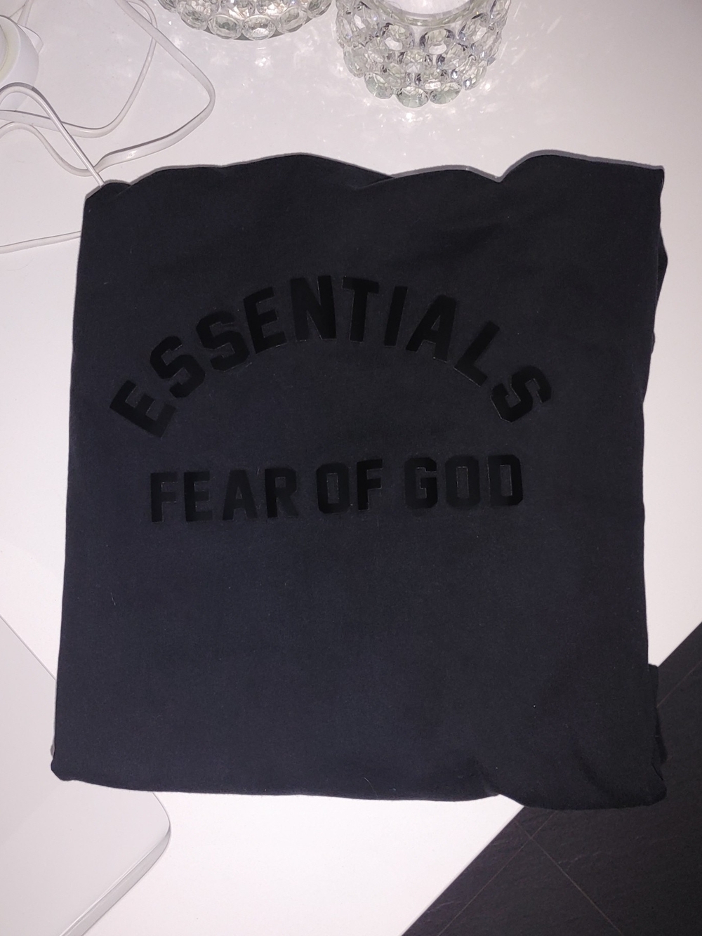 Fear of God Essentials Men's Black Hoodie